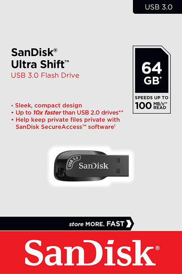 SanDisk Ultra Shift 64GB Flash Drive
